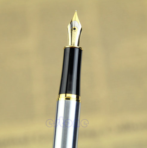 Ручка перова чорнильна метал Київ - фото 3