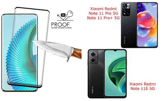 Захисне скло HyperGlass Pro для Xiaomi Redmi Note 11 Pro 5G, Note 11 Pro+ 5G, Note 11E 5G – максимальна чутливість та захист Київ