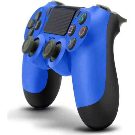 Джойстик DOUBLESHOCK для PS 4, бездротовий ігровий геймпад PS4/PC акумуляторний джойстик. Колір синій MI-38 Львів