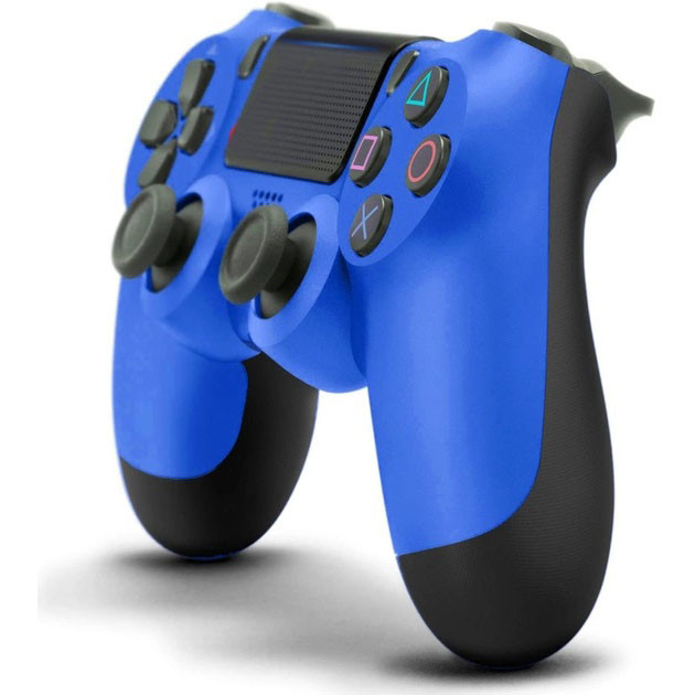 Джойстик DOUBLESHOCK для PS 4, бездротовий ігровий геймпад PS4/PC акумуляторний джойстик. Колір синій MI-38 Львів - фото 3