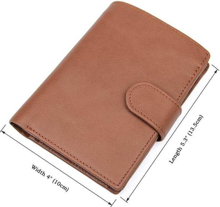 Портмоне чоловіче з натуральної шкіри Коричневе (Vintage) Київ - фото 14