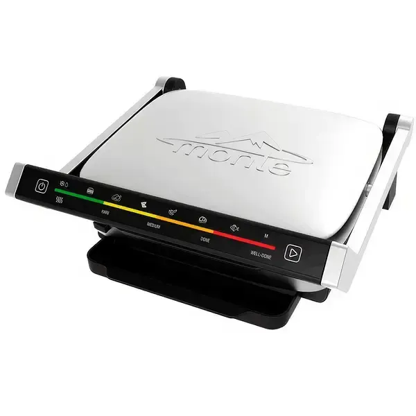 Прижимной гриль с антипригарным покрытием MONTE MT-3307 2000W Электрический контактный гриль 4 уровня прокаливания Коломыя - изображение 3