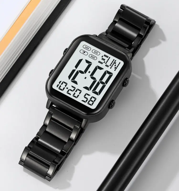 Чоловічий наручний годинник Skmei 2259 (Чорний з білим) Київ - фото 3