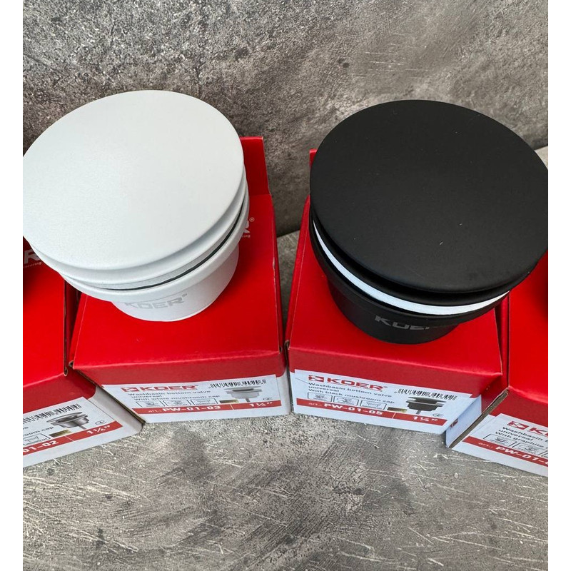 Донний клапан для умивальника Koer PW-01-03 1 1/4''     ( KR3402 ) 22619 Харків - фото 9
