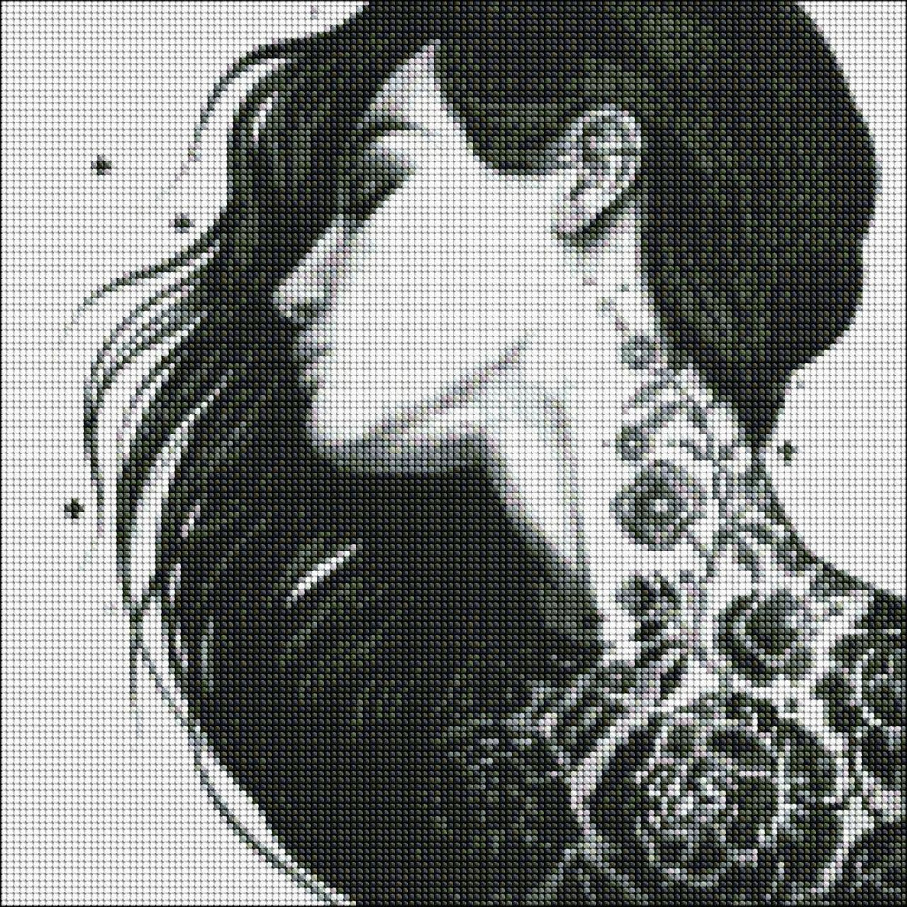 Набір з алмазною мозаїкою "Непокірна" 40х40см, шт Київ - фото 1