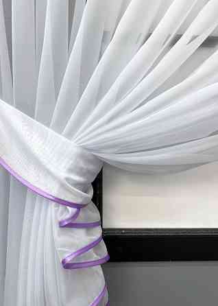 Кухонные шторки VR-Textil № 101к с подвязками разноцветные 330х170 см (52-1220) Киев