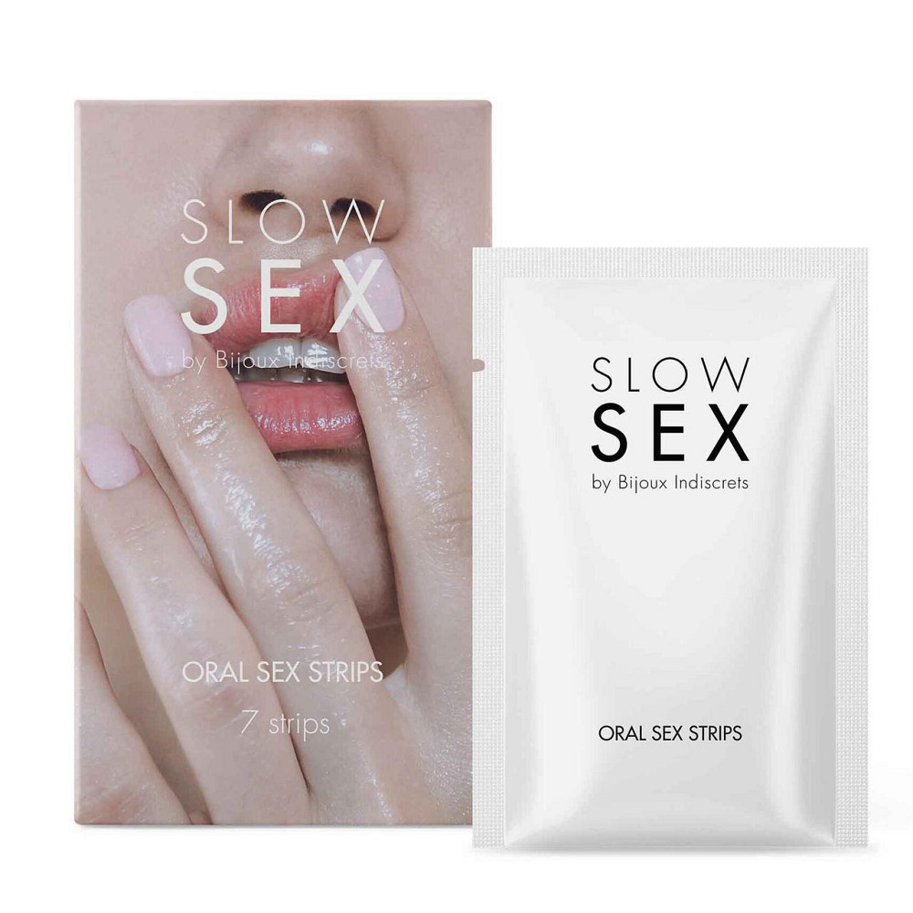 Полоски для орального секса Bijoux Indiscrets Slow Sex Oral sex strips Sex Aura Киев - изображение 1