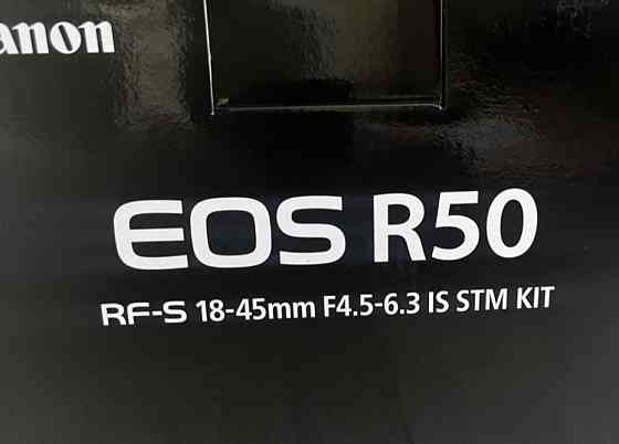 Фотоаппарат НОВИЙ Canon EOS R50 з об'єктив + RF-S 18-45mm f/4.5-6.3 IS STM Київ