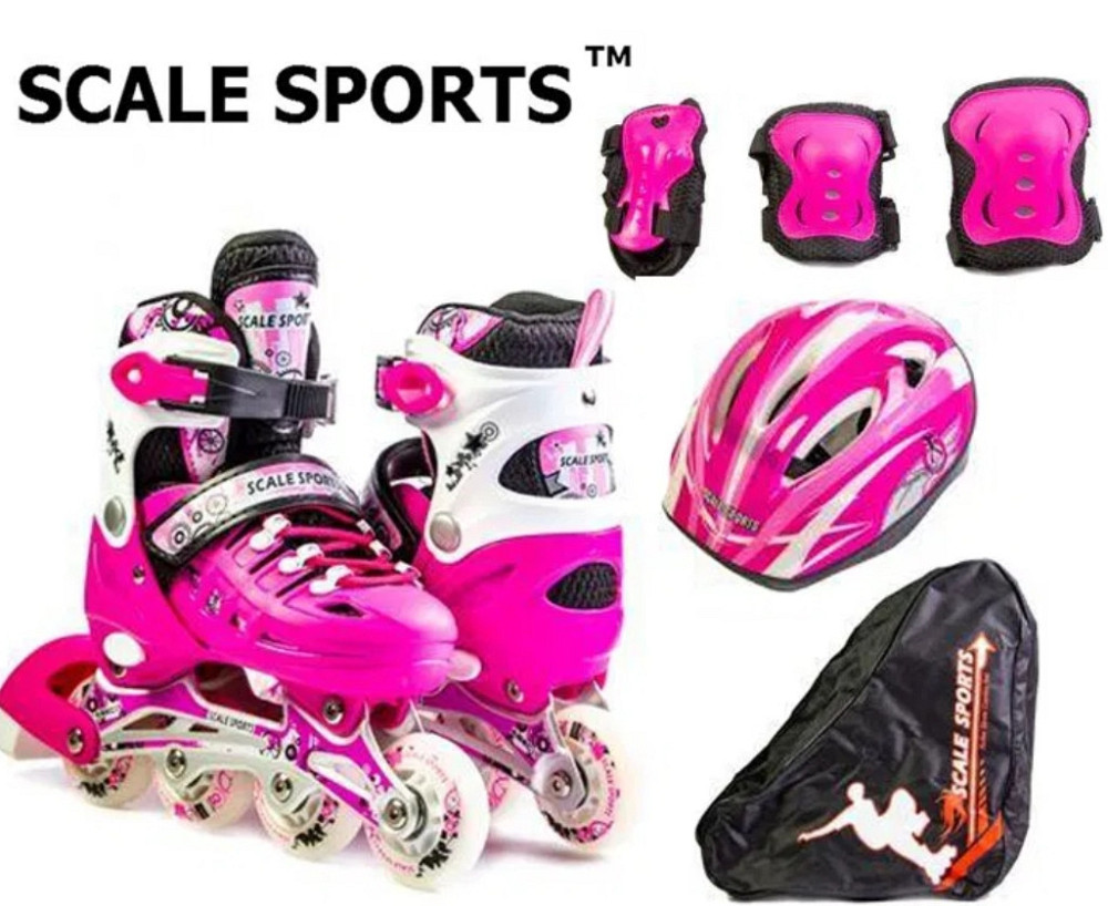 Ролики з комплектом захисту Scale Sports (США). Київ - фото 1