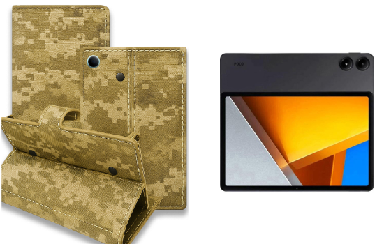 Книга-трансформер для планшета Xiaomi Poco Pad, цвет Black Pixel Киев