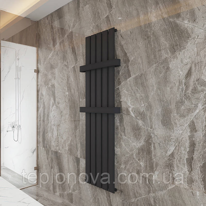 Дизайнерський радіатор 1200/500 (мм) антрацит IDEALE STELLA (бічне підключення) 11 5/1200/500 Чернівці - фото 3