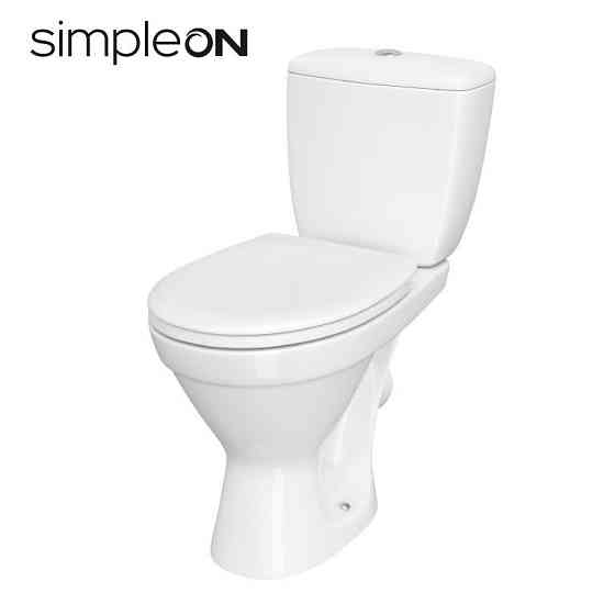 КОМПАКТ 704 CERSANIA SIMPLEON 011 3/6 С ДЮРОПЛАСТОВОЙ КРЫШКОЙ С ПЛАВНЫМ ЗАКРЫТИЕМ И ФУНКЦИЕЙ ПРОСТОГО СНЯТКА Киев