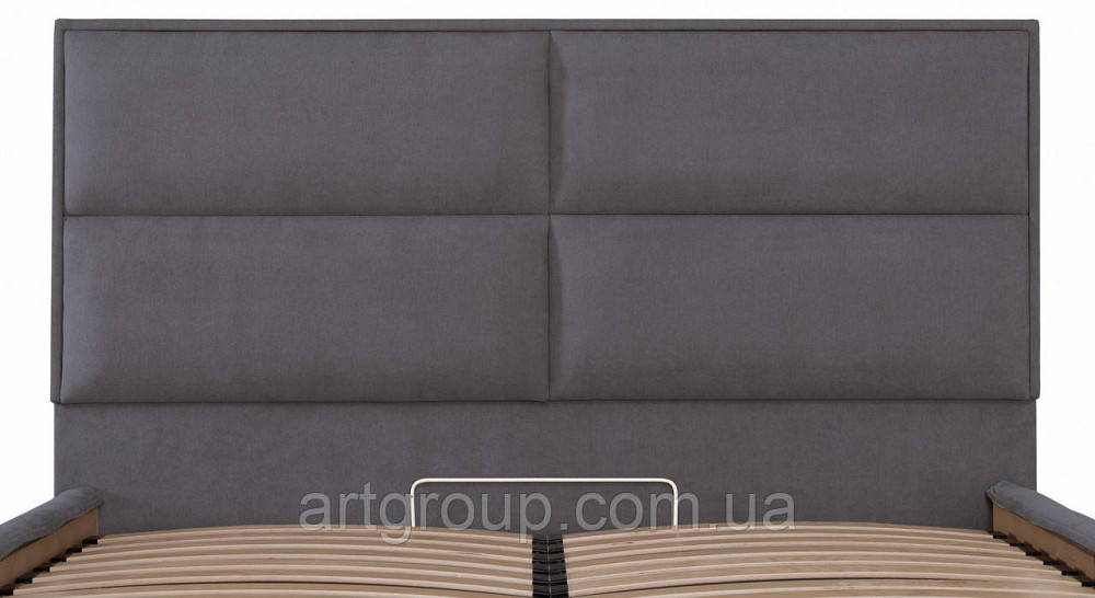 Ліжко Sheffield Comfort 140 х 200 см Місті Dark Grey З підйомним механізмом та нішою для білизни Темно-сірий Дніпро - фото 20
