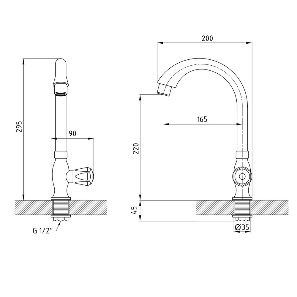 Кран на одну воду для кухни Brinex BW 269 Киев - изображение 16
