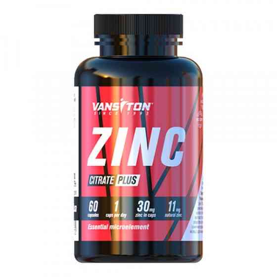 Цинк цитрат плюс Vansiton Zinc Citrate Plus 60 капсул Луцьк