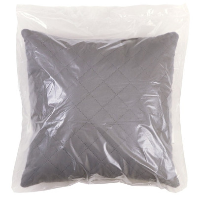 Подушка Руно декоративная Graphite ромб серая 40х40 см (311.52_graphite ромб) Винница - изображение 2