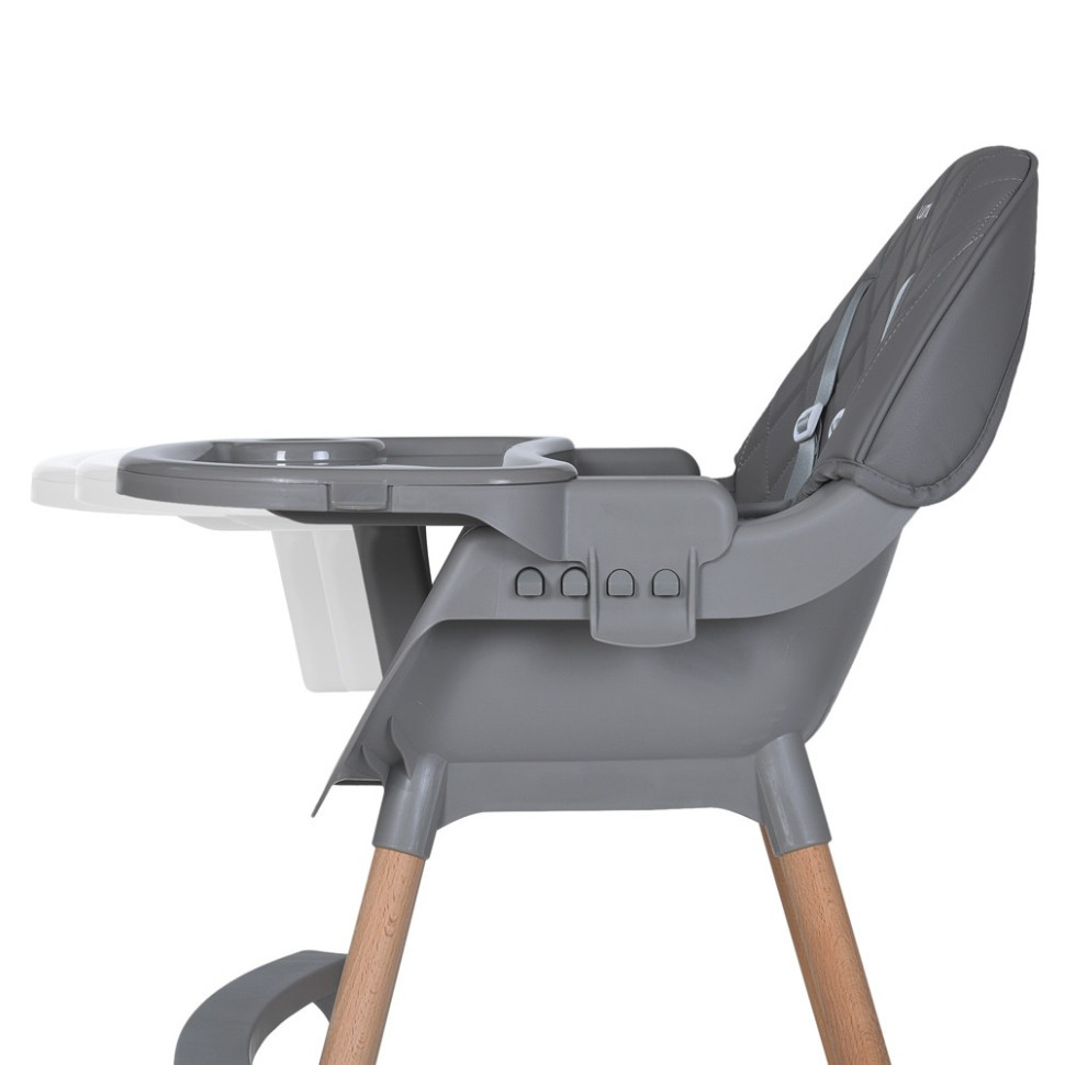 Стільчик для годування LUMI ME 1111 Gray екошкіра Вінниця - фото 3