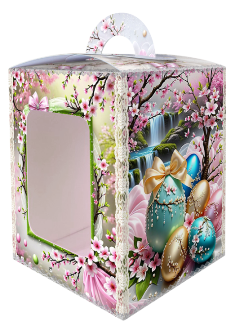 Коробка під великодня Великодня 14 см * 14 см*18,7 см (400 гм) No4 (1 шт.) Харків - фото 7