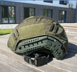 Тактический шлем FAST High Cut (IIIA NIJ) с кавером (Оливковый) M Винница - изображение 5
