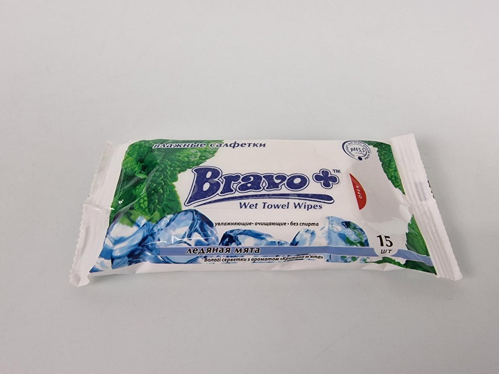 Влажная салфетка  15 шт 