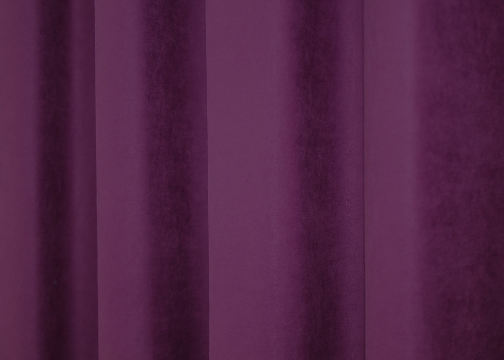 Комплект готових штор VR-Textil Нубук однотонний № 1513ш Фуксія 150х290 см 2 шт (33-0372) Київ - фото 7