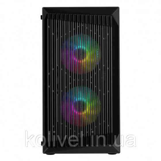 Корпус LogicConcept ATOS MESH+GLASS ARGB fans 3x120mm BLACK без БЖ mATX (AM-ATOS-10-0000000-0002) Киев