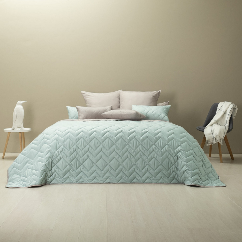 Покривало IDEIA Izzy 220х240 см м'ятно-сірий (56861217) Чернівці - фото 3