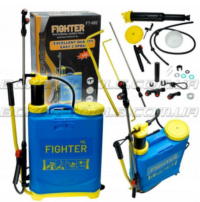 FT-682 Садовий Обприскувач 16 Лтр. З Обладнанням довжина шланга 120см, довжина списа 50см Одеса - фото 2