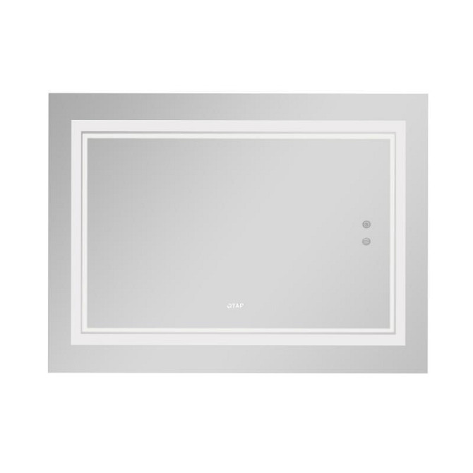 Дзеркало настінне прямокутне сенсорне Qtap Cardinal 1000х700 з LED-підсвіткою Touch, з антизапотіванням Харків - фото 3