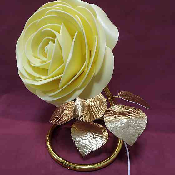 Світильник-нічник "Жовта камелія" Дніпро