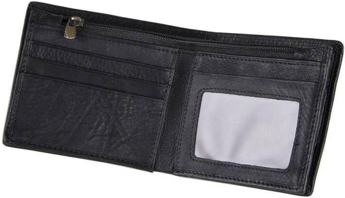 Гаманець чоловічий Vintage 14516 шкіряний Чорний Київ - фото 2