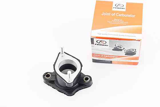 Loncin LX200GY-3 Патрубок карбюратора прогумований (d=28mm) Бершадь