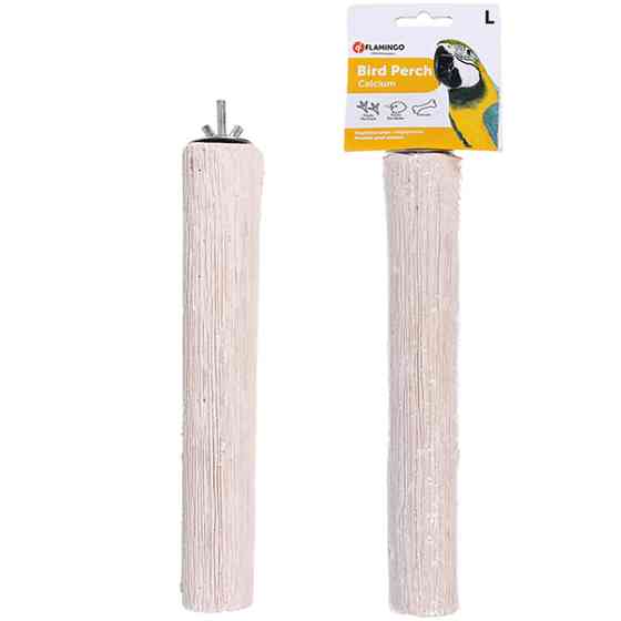 Flamingo Perch Calcium ФЛАМІНГО ЖЕРДОЧКА З КАЛЬЦІЄМ для гігієни дзьоба та кігтів птахів Київ