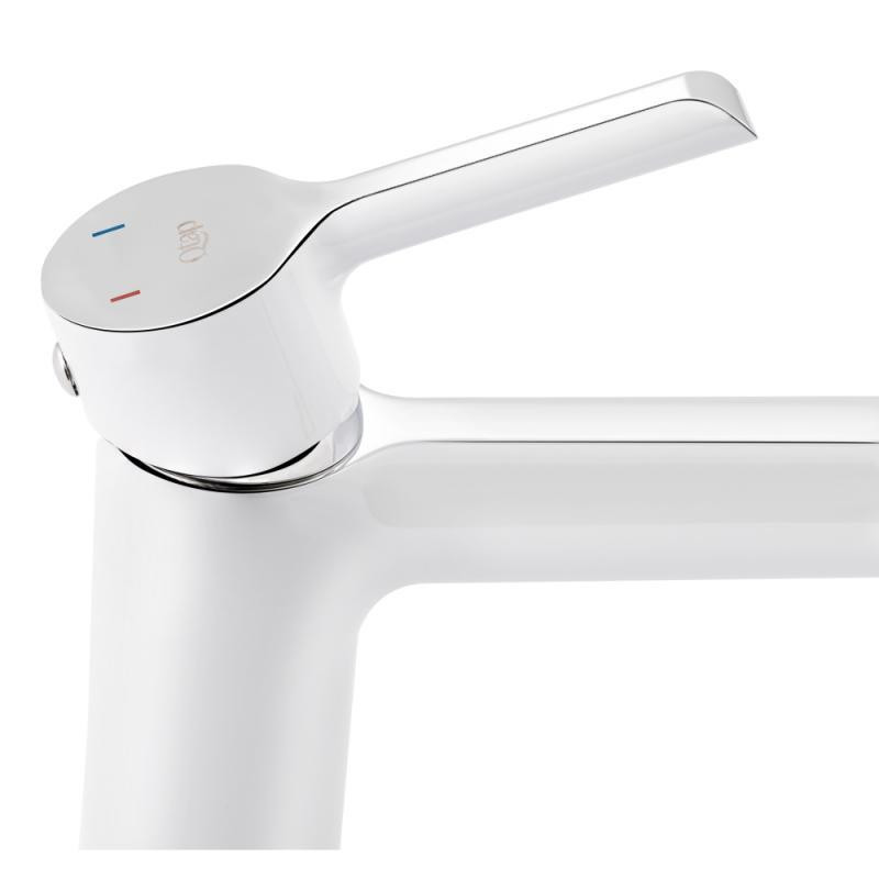 Змішувач для раковини Qtap Grand QTGRAWCR001F (k35), одноважільний, низький, White Харків - фото 4