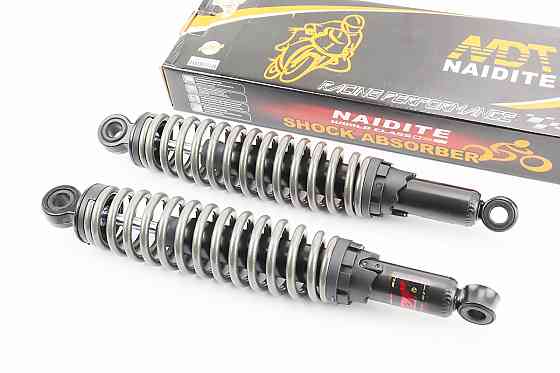 Амортизатор задній JH/CB/CG - 340мм*d60мм (під втулки) регул., димчастий к-кт 2шт Київ