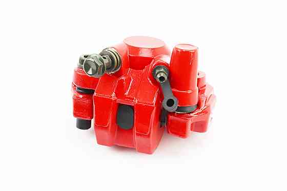 Гальмівний супорт з колодками Yamaha JOG50 / Wind червоний Київ