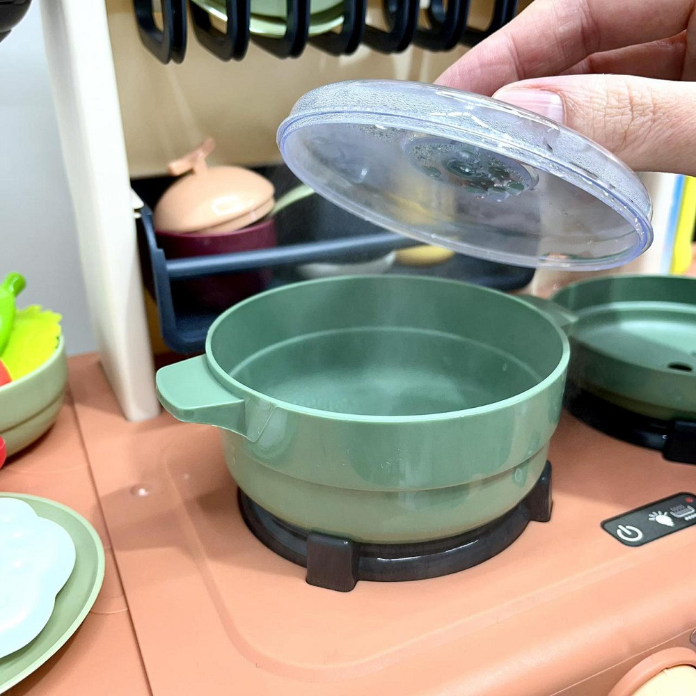 Дитяча кухня TK Group 889-184 тече вода, пар світлові і звукові ефекти Коралова Чернігів - фото 2