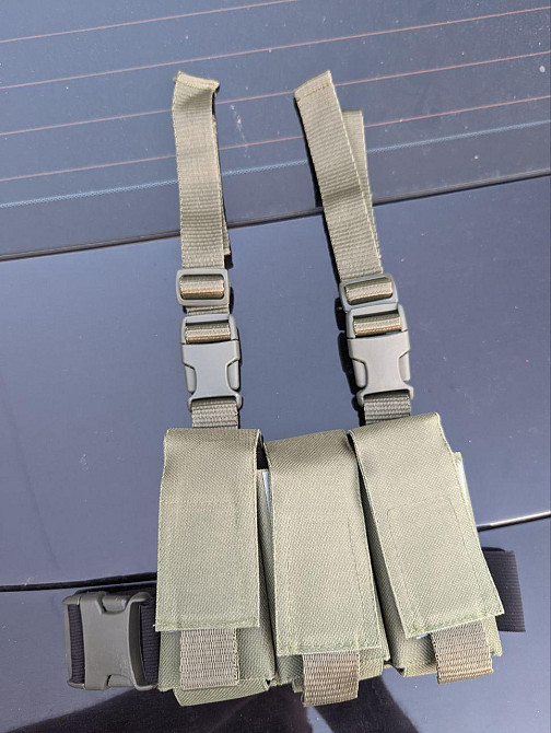 ВОГ на ногу, підсумок під гранати, ВОГ, погранатник під 3 гранати, піксель, олива, хижак Kreminna Днепр - изображение 5