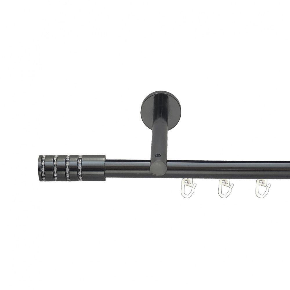 Карниз Orvit Барамелла металевий однорядний циліндр+профіль (16 см) профільна труба  Онікс 19 мм 200 см Львов - изображение 1