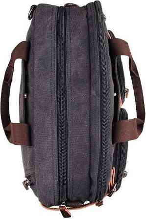 Сумка мужская Vintage 14480 трансформер Серая Киев