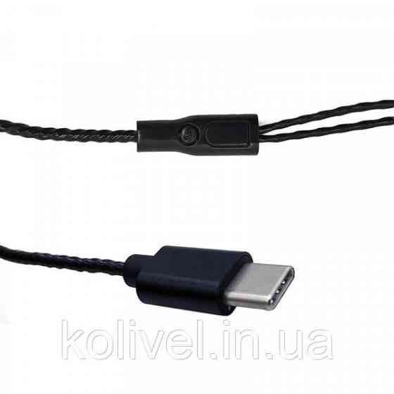 Навушники з мікрофоном Media-Tech Magicsound USB-C Black (MT3600K) Киев