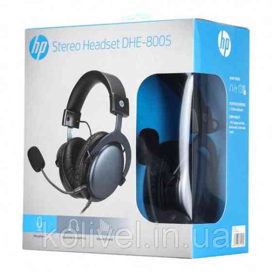 Навушники з мікрофоном HP DHE-8005 Gaming, Black (DHE-8005) Київ