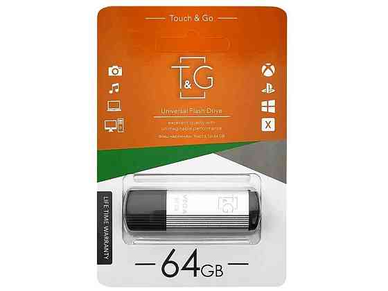 Флешка USB 64GB 2.0 121 Vega series серебряная ТМ TG Solmir Киев