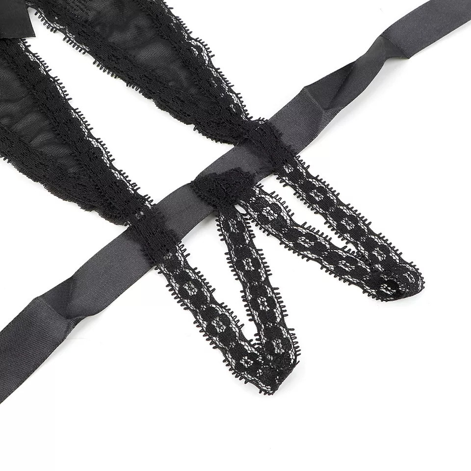 Прозрачное боди черное - размер универсальный, полиэстер Киев - изображение 4