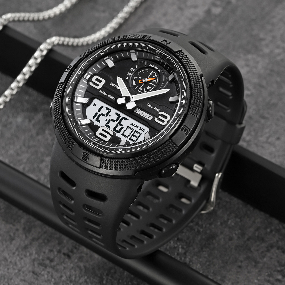 Skmei 1655BKWT Black-White SBR Київ - фото 4