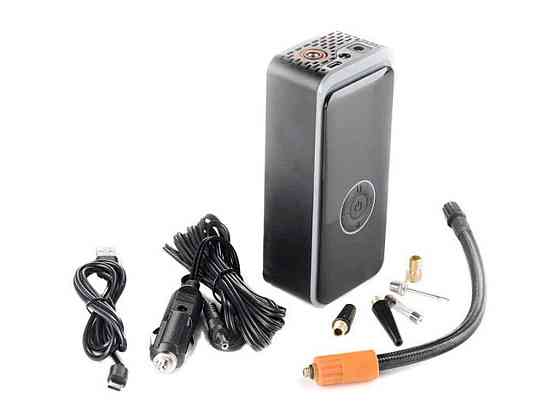 Компрессор автомобильный 12V 20 аккумуляторный универсальный 10Атм (DC, 1800мАгx3) ТМ 12 Atelie Киев
