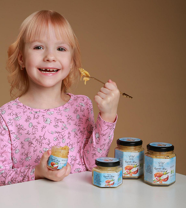 Крем мед суфле мигдаль з кокосом 130 грамів Одеса - фото 8