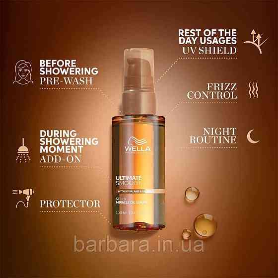 Масло для волос Wella Ultimate Smooth Miracle Oil Київ