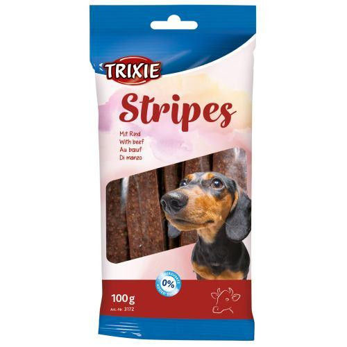 Лакомство Trixie Stripes для собак полоски с говядиной 100 г Киев - изображение 1
