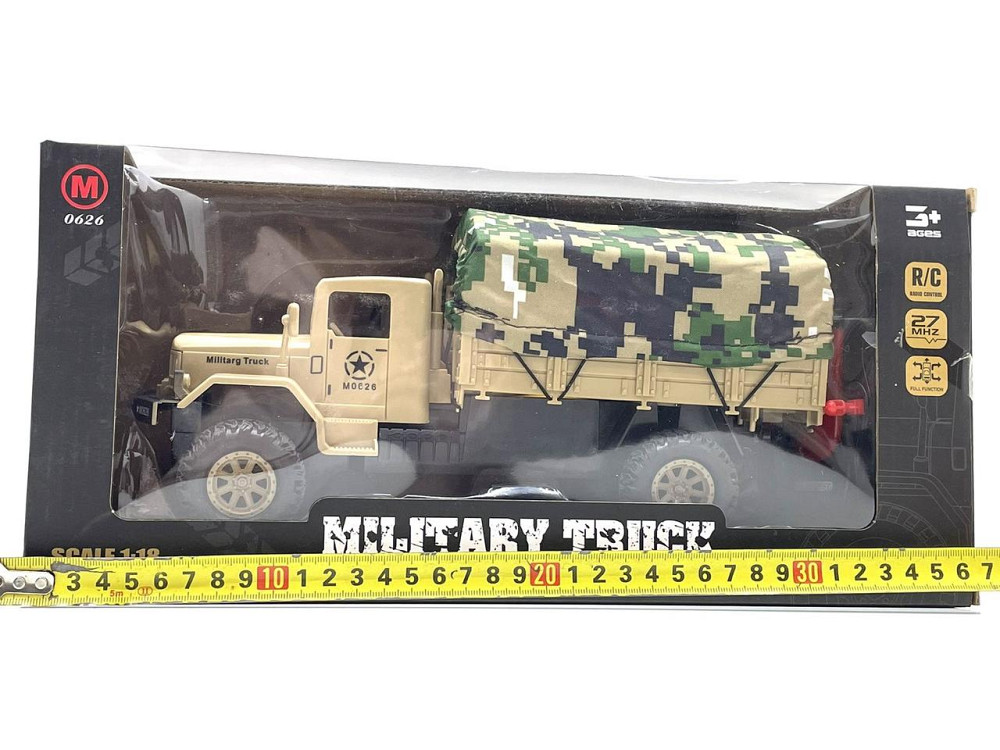 Машина Військова вантажівка на пульті управління масштаб 1:18 Пісочний (0626BK) Чернігів - фото 2